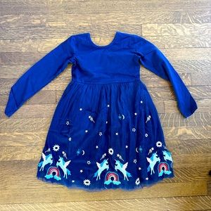 Hanna Andersson unicorn dress size 6-7